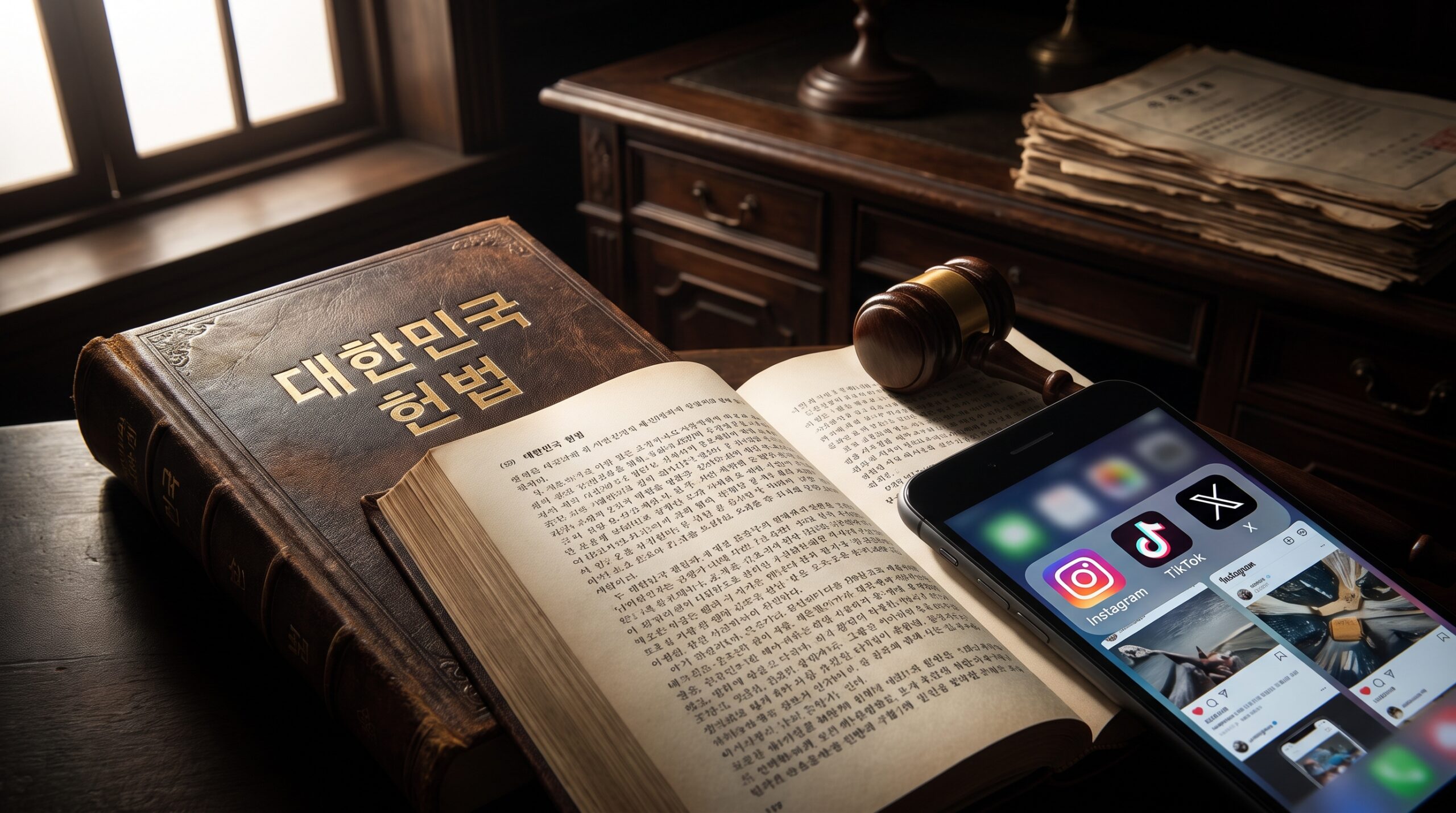 법과 디지털 자산 충돌을 상징하는 이미지